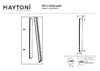 Миниатюра фото трековый магнитный светильник maytoni points tr082-1-18w4k-m-w | 220svet.ru